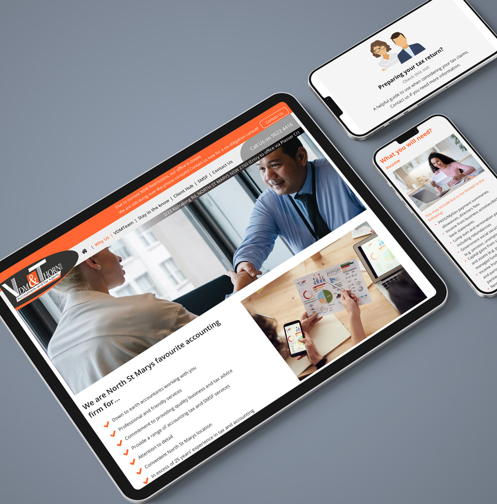 visuallyunique_VDM_website_tablet_mobile_devices visually unique VDM and Thorn - website tablet mobile devices