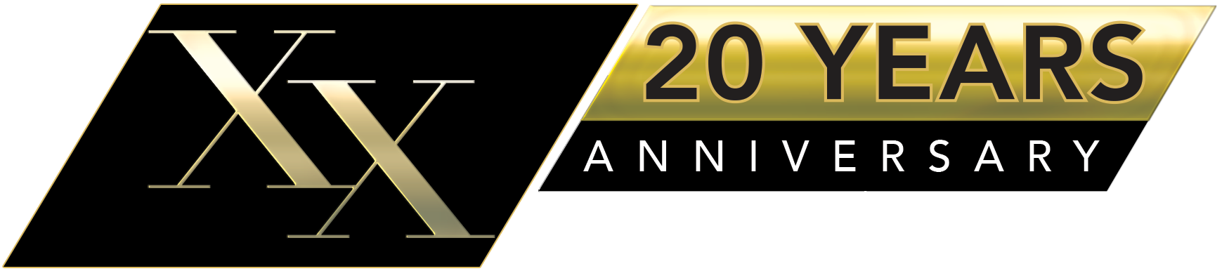 20 Year Anniversary - visually unique logo - graphic design services