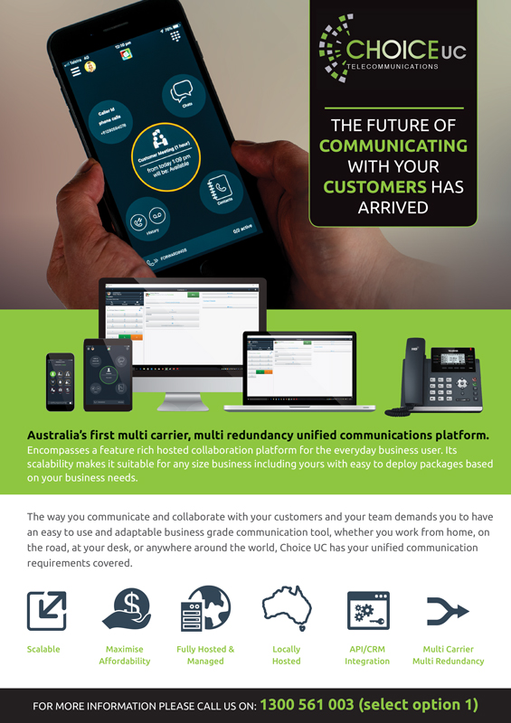 A4 Flyer - Choice Telecommunications - Graphic Design Services - Visually Unique - Sydney