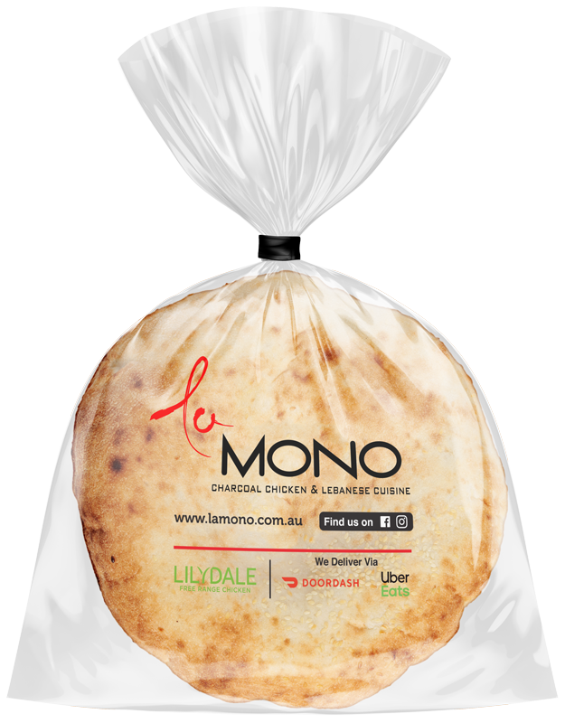 Packaging Bag for La Mono Lebanese Bread