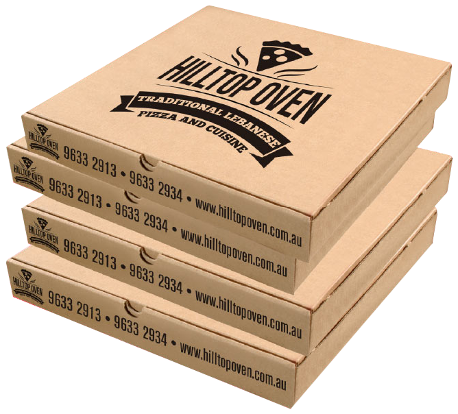 Packaging Pizza Box for Hill Top Oven