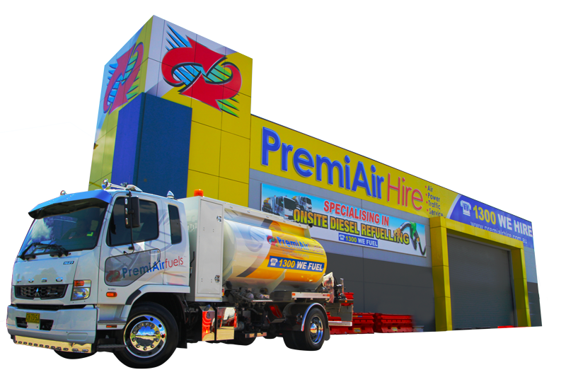 PremiAir Hire Building Signage