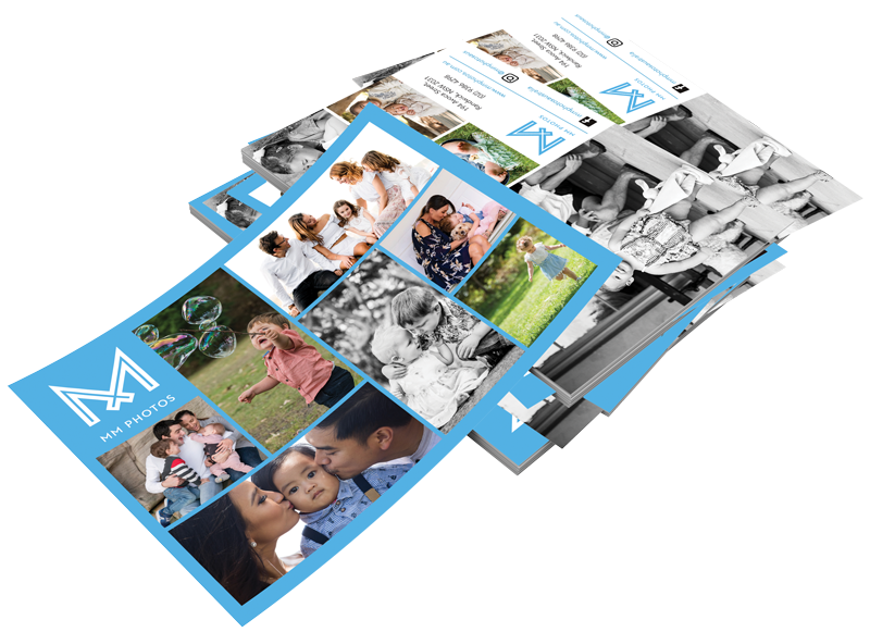 Artwork Design and Printed Flyers for MM Photos